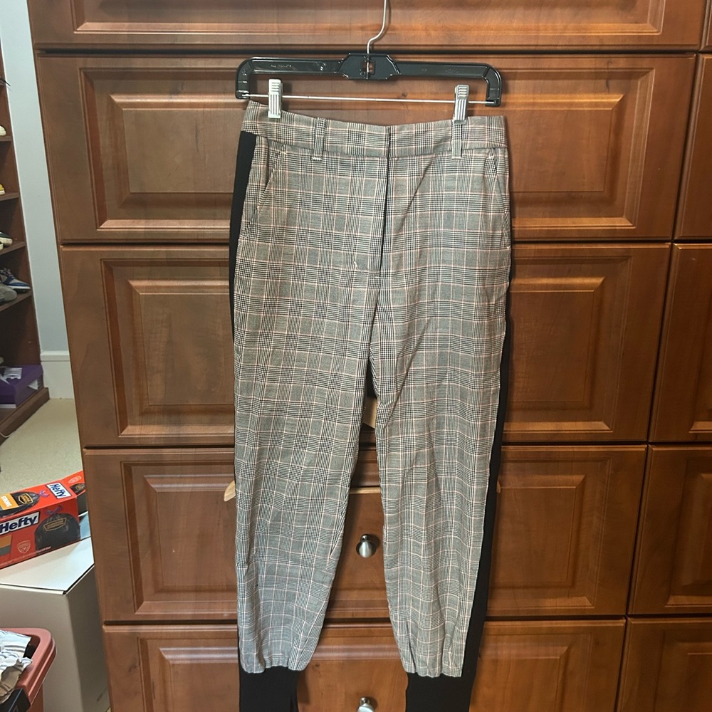 3.1 Phillip Lim Men's Plaid Pants - Black and Tan